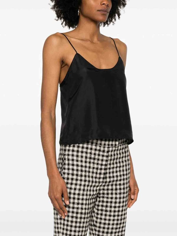 The Best Shops FORTE FORTE: Tops und Tank Tops - Top - Schwarz