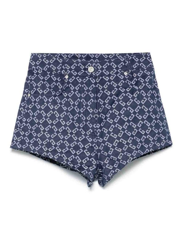 GIVENCHY: Hosen Shorts - Shorts - Blau