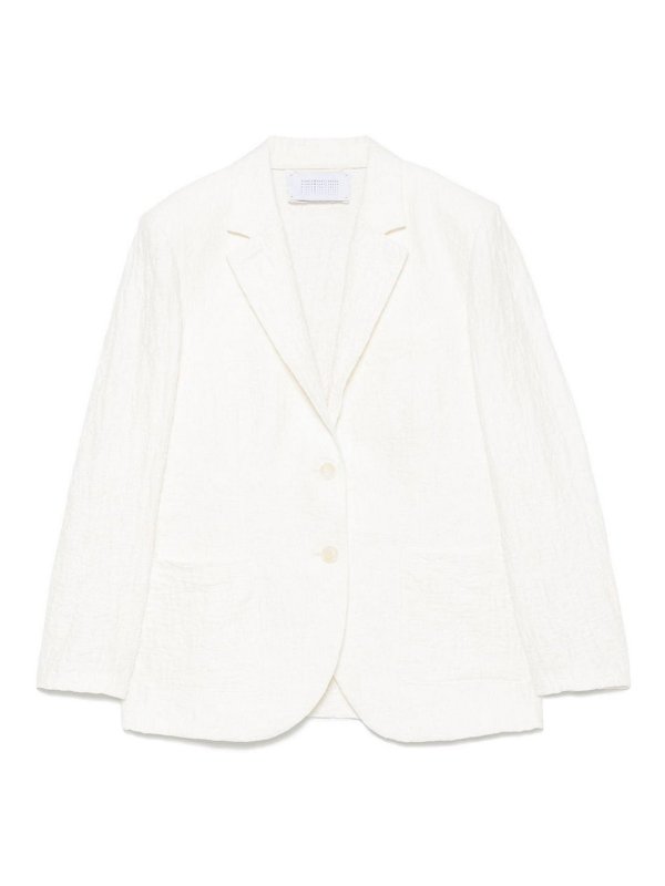 HARRIS WHARF LONDON: blazers - Cotton Blend Blazer Jacket