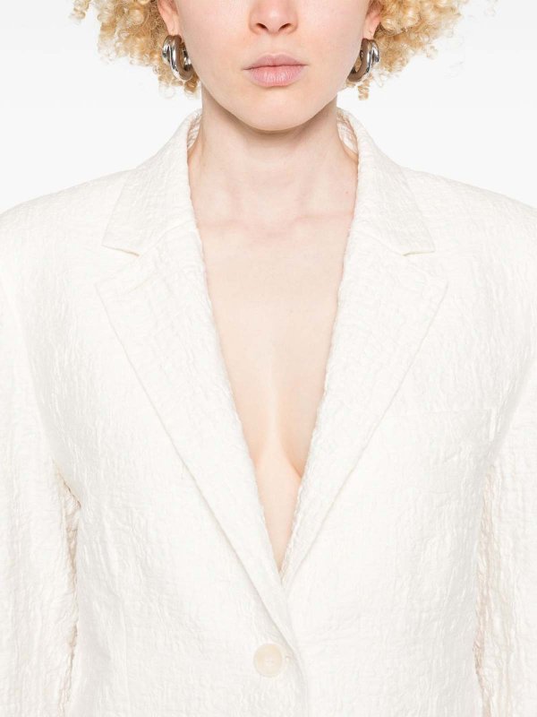 HARRIS WHARF LONDON: blazers online - Cotton Blend Blazer Jacket