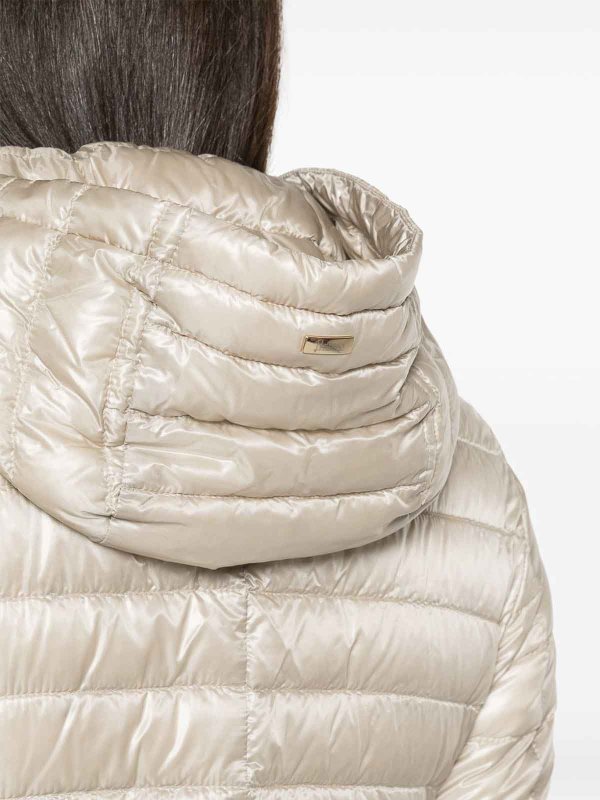 HERNO: padded jackets online - Nylon Short Down Jacket