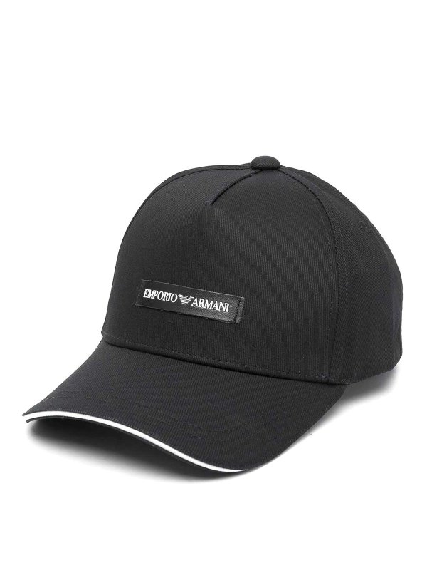 EMPORIO ARMANI: Chapeaux - Chapeau - Noir
