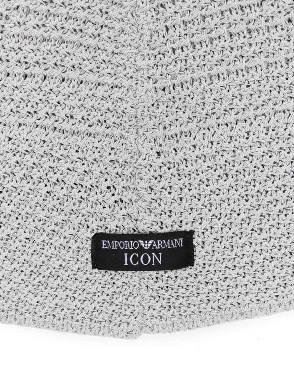 EMPORIO ARMANI: beanies online - Cotton Blend Beanie