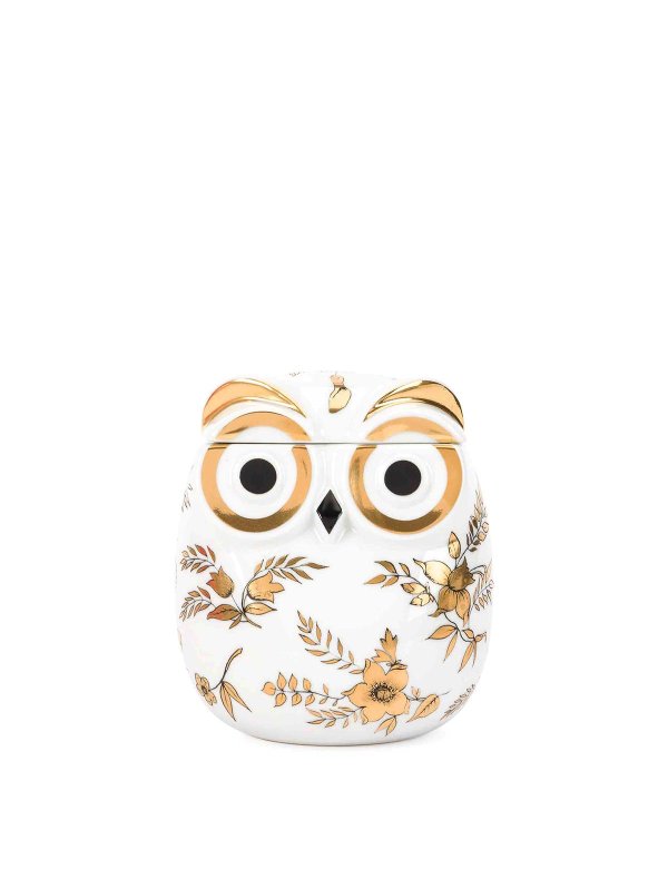 FORNASETTI: homeware - Jar Fiorata Civetta