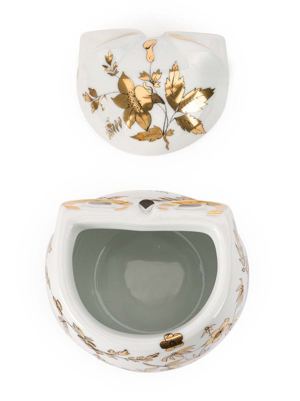 FORNASETTI: homeware online - Jar Fiorata Civetta