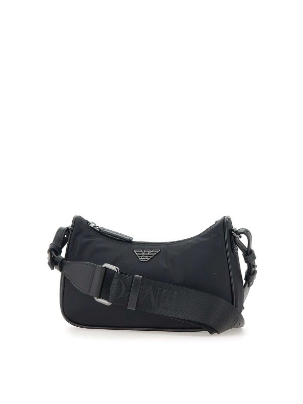 EMPORIO ARMANI: クロスボディバッグ - クロスボディバッグ - 黒