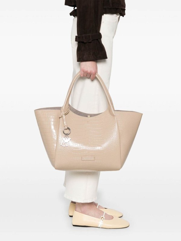 EMPORIO ARMANI ベージュ トートバッグ Emporio Armani トートバッグ - ベージュ|EW001009AF15609U6208