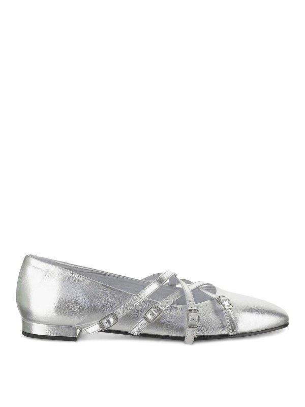 CAREL PARIS: flat shoes - Eloise Leather Ballet Flats