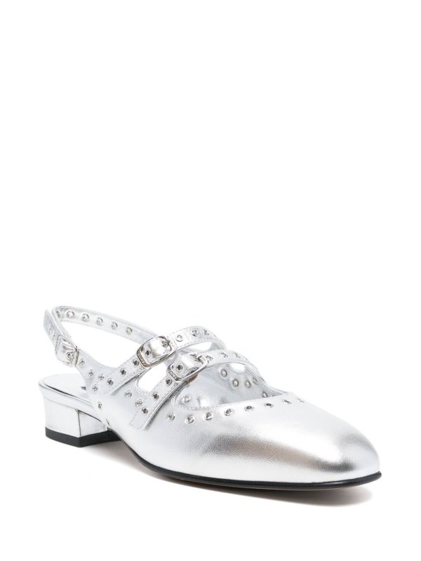 CAREL PARIS: flat shoes online - Queen Leather Ballet Flats