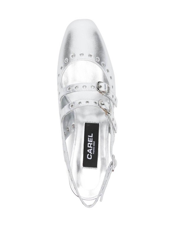 Queen Leather Ballet Flats shop online: CAREL PARIS