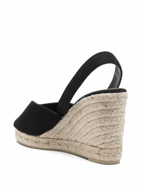 エスパドリーユ - 黒 shop online: CASTANER