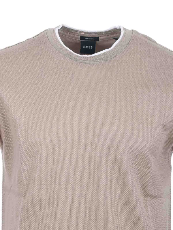 T-Shirt - Beige shop online: Hugo Boss