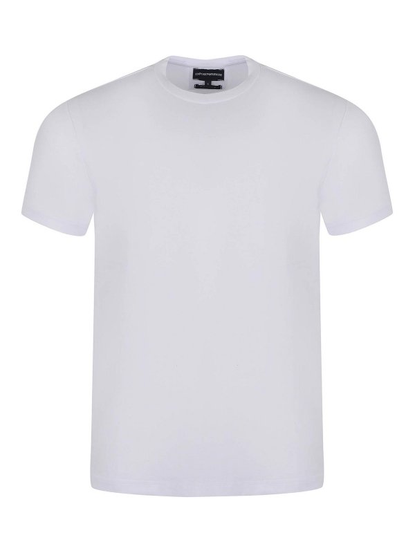 EMPORIO ARMANI: T-shirts - T-Shirt - Weiß