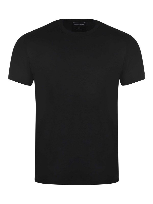EMPORIO ARMANI: Tシャツ - Tシャツ - 黒