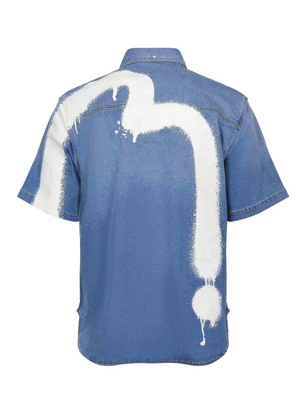 The Best Shops EVISU: shirts - Shirt Made Of  Denim