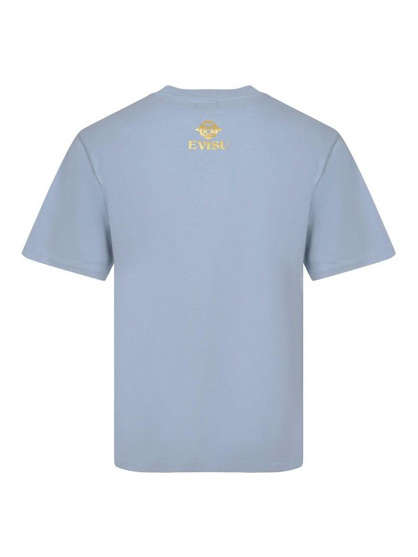 The Best Shops EVISU: Tシャツ - Tシャツ - ライトブルー