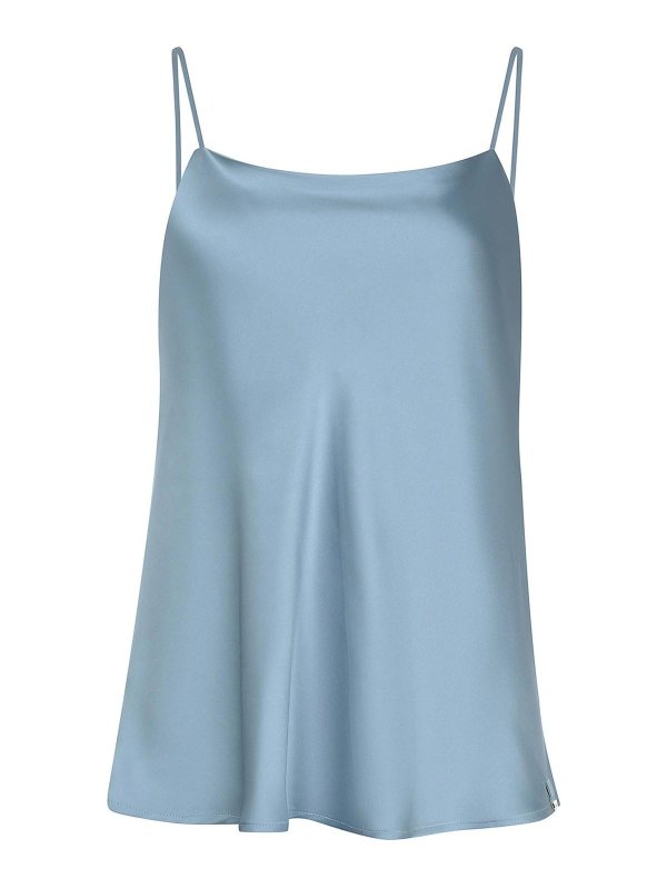 HERNO: Tops & Tank tops - Top Made Of Satin