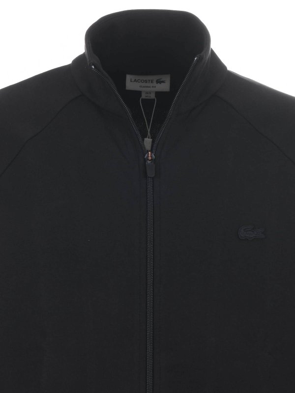 Cotton Blend Zipped Sweatshirt shop online: LACOSTE
