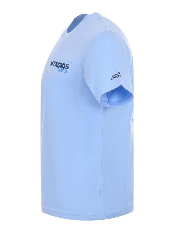 MC2 SAINT BARTH: Camisetas online - Camiseta - Azul Claro