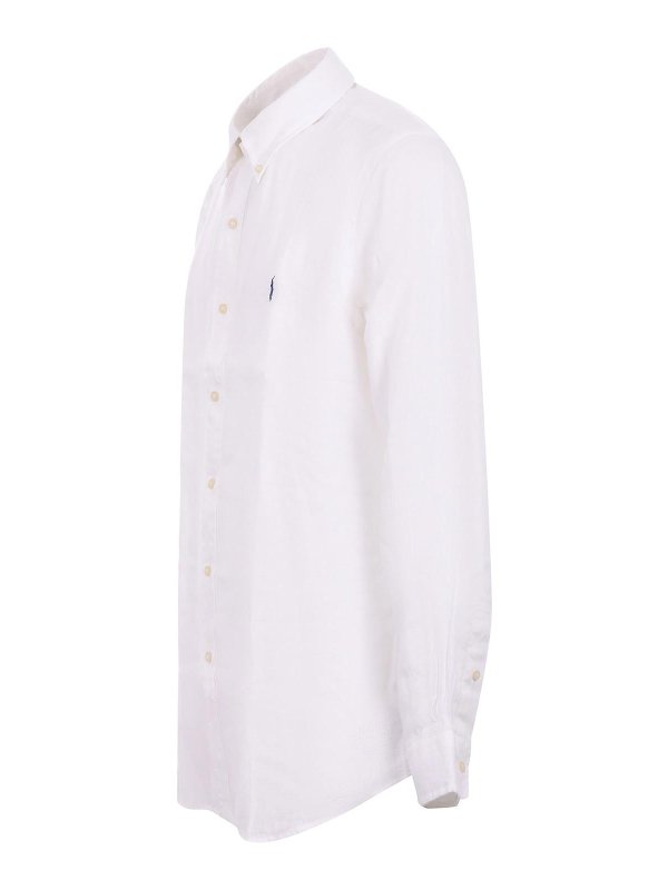 トップス Polo by Ralph Lauren linen shirt white 27867737_57581053_600.jpg