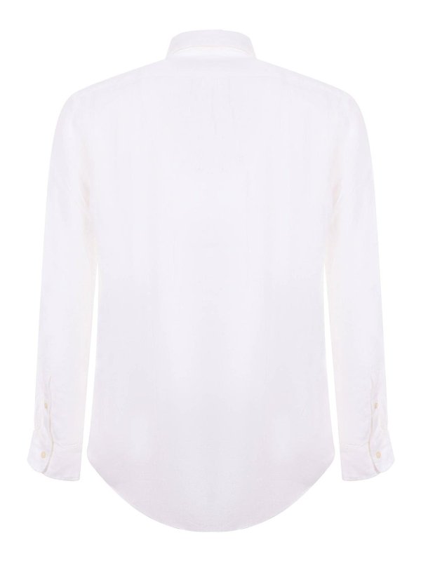 トップス Polo by Ralph Lauren linen shirt white Polo Ralph Lauren Linen Shirt | White | FARFETCH