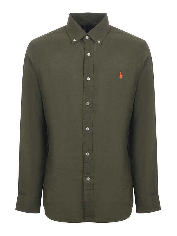 POLO RALPH LAUREN: シャツ - シャツ - 緑