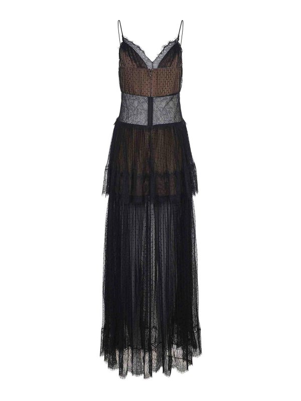 Vestido Midi - Negro shop online: Self Portrait