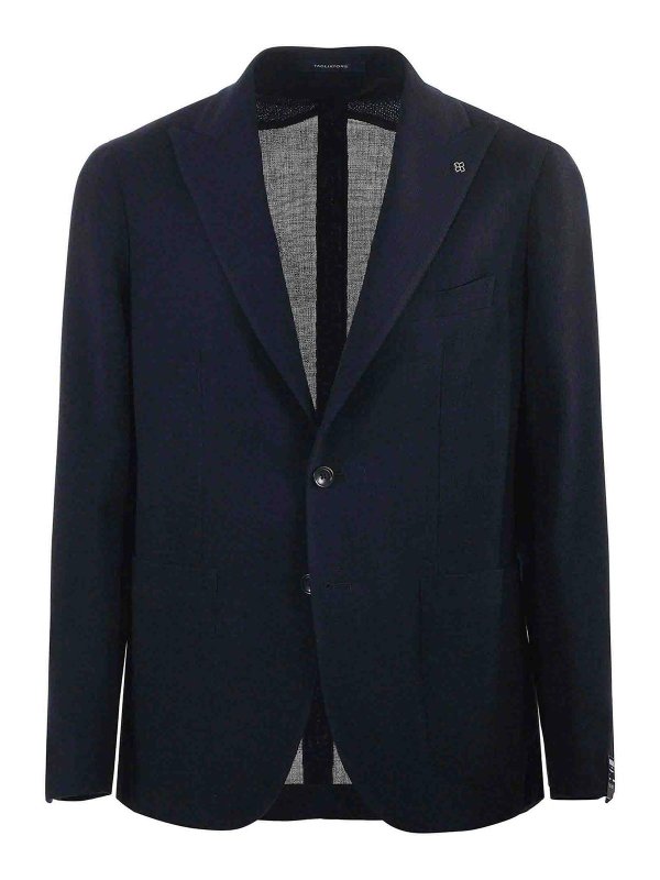 TAGLIATORE: giacche casual - Giacca di lana hopsack