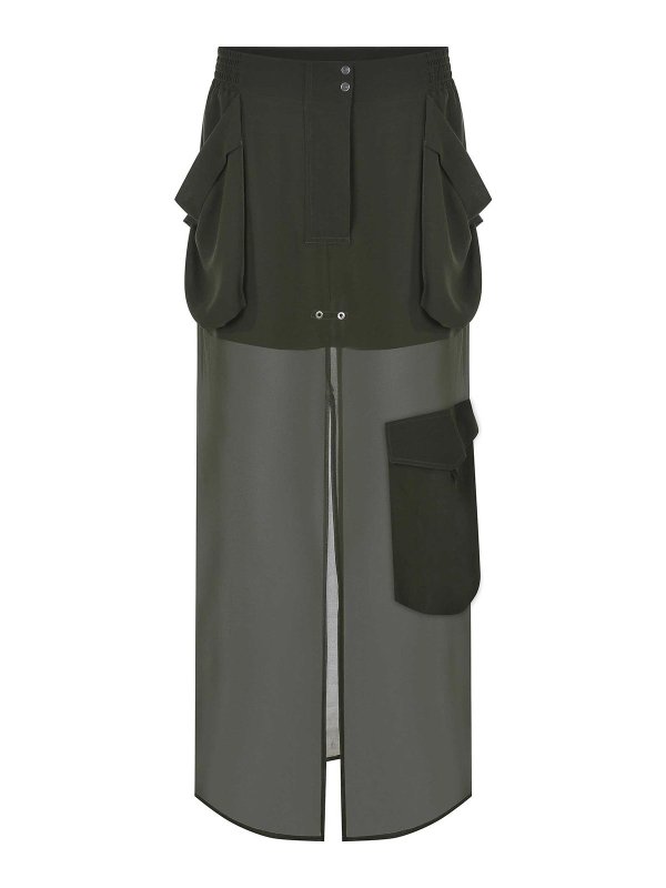 Pinko: gonne al ginocchio  e longuette - Gonna in poliestere