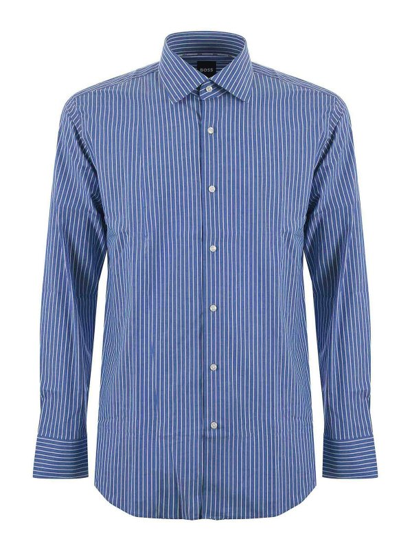 Hugo Boss: camicie - Camicia in cotone allungato