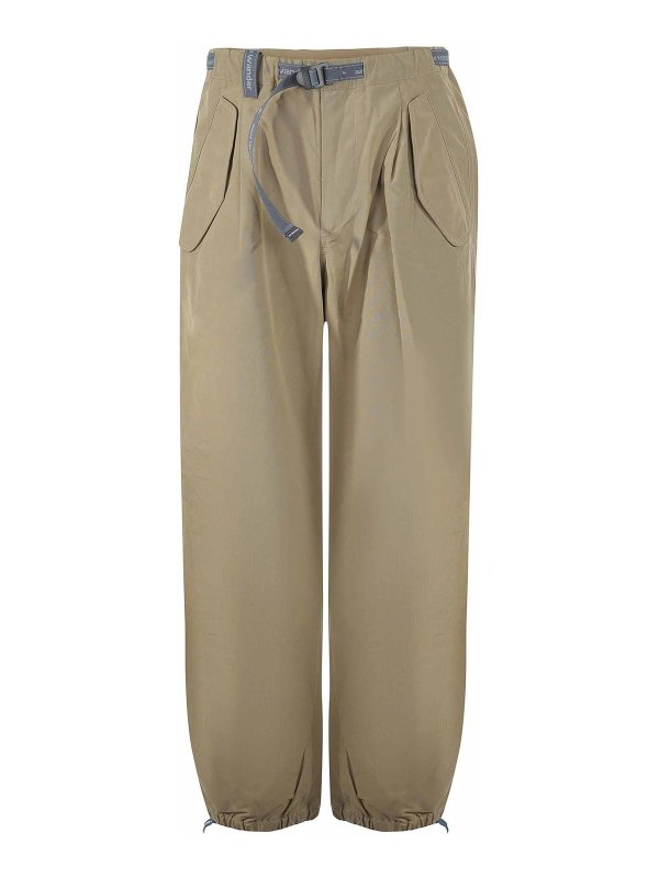AND WANDER: Casual Hosen - Casual Hose - Beige