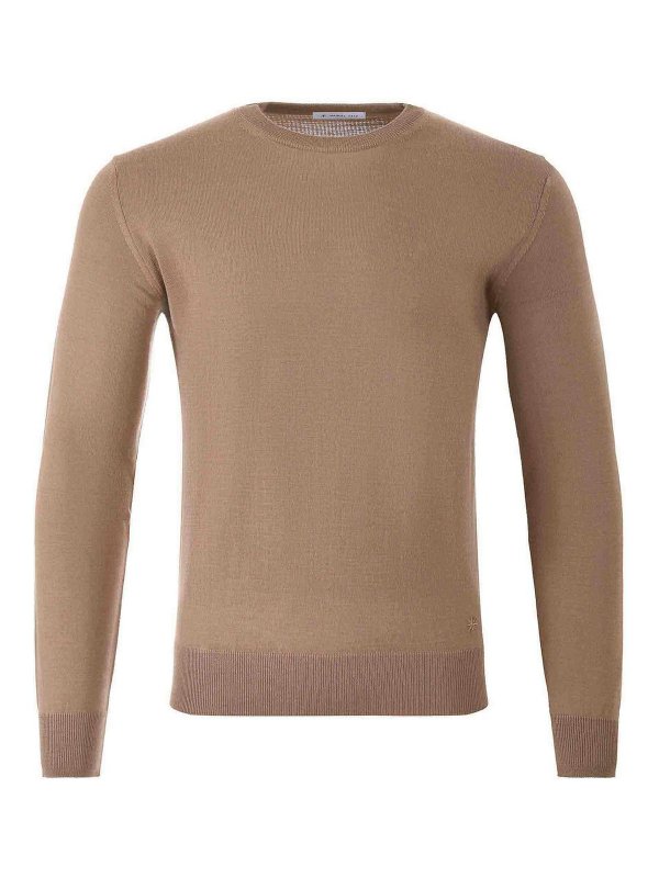 MANUEL RITZ : Pull col rond - Pull Col Rond - Camel