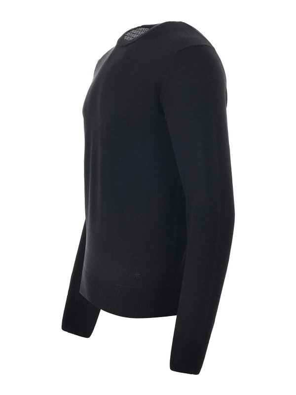 MANUEL RITZ : Strickpullover mit Rundhalsausschnitt online - Rundhalspullover - Schwarz