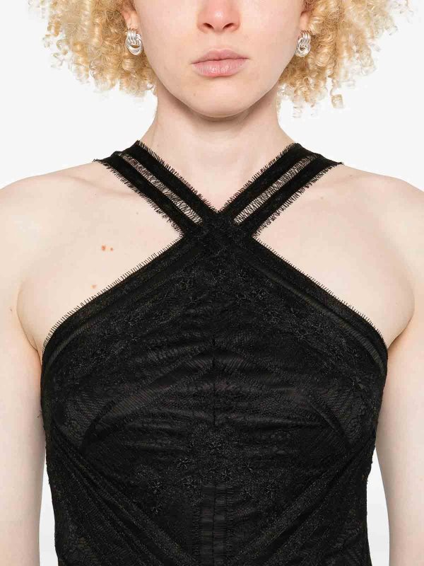 Robe Au Genou - Noir shop online: ERMANNO FIRENZE