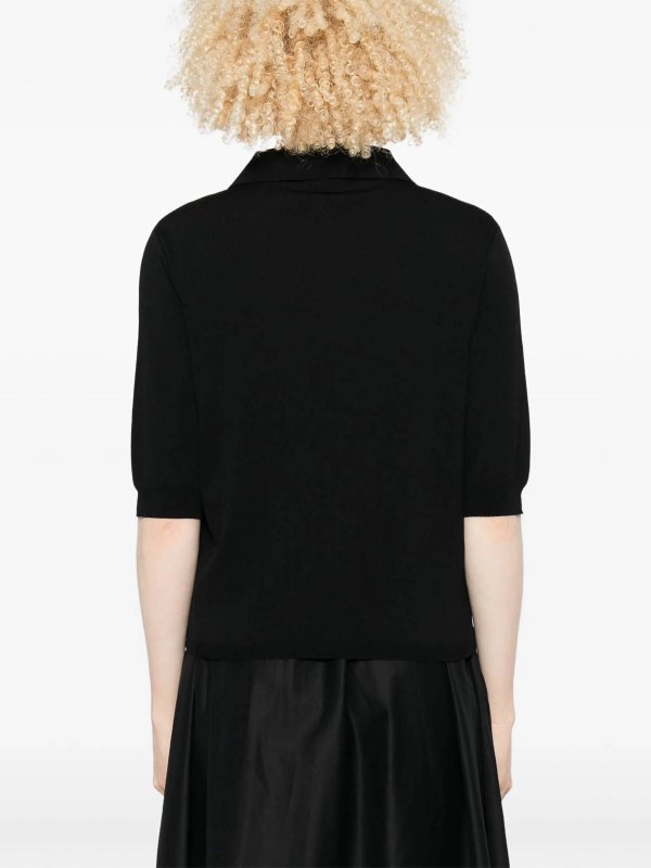 クルーネック - 黒 Replica 
online: LIVIANA CONTI