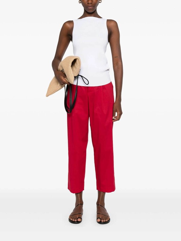 パンツ LIVIANA CONTI Woman Pants Red L5SK82 D33-0 Liviana Conti Pants - Brown - Women | L5SK82D33 | thebs.com