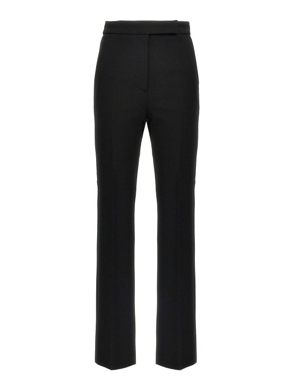 Max Mara: Pantalones casual - Pantalón Casual - Negro