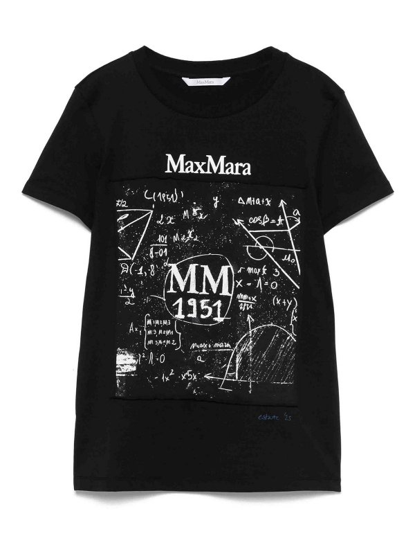 Max Mara: Tシャツ - Tシャツ - 黒