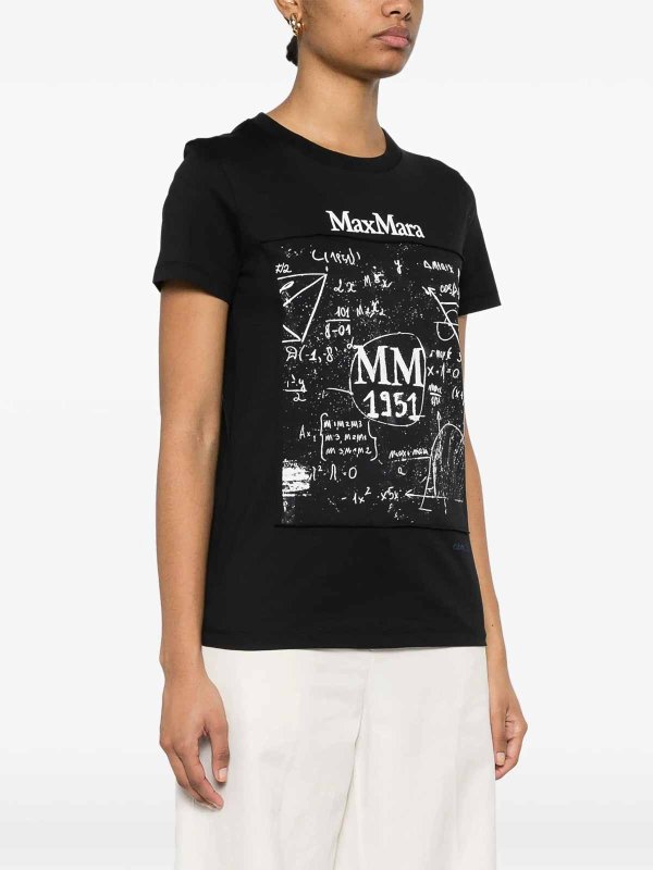 Max Mara: Tシャツ online - Tシャツ - 黒