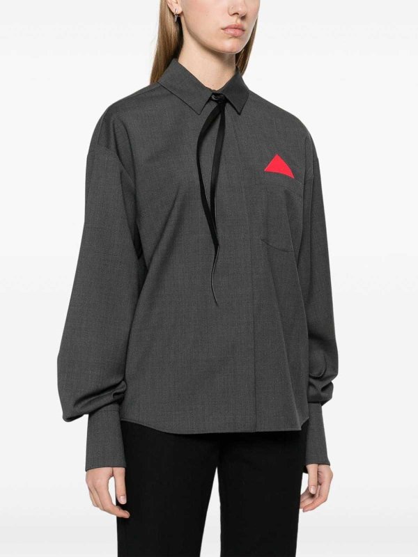 SPORTMAX: シャツ online - シャツ - グレー