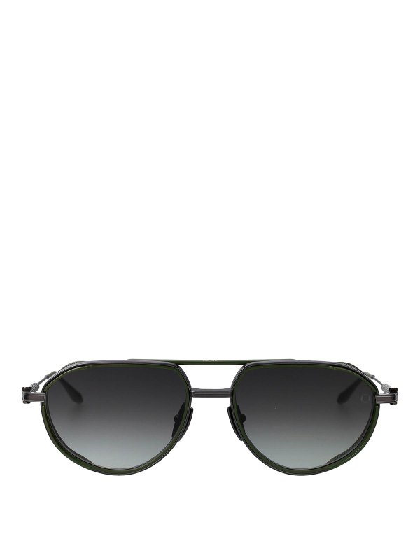 AKONI: サングラス - サングラス - 緑