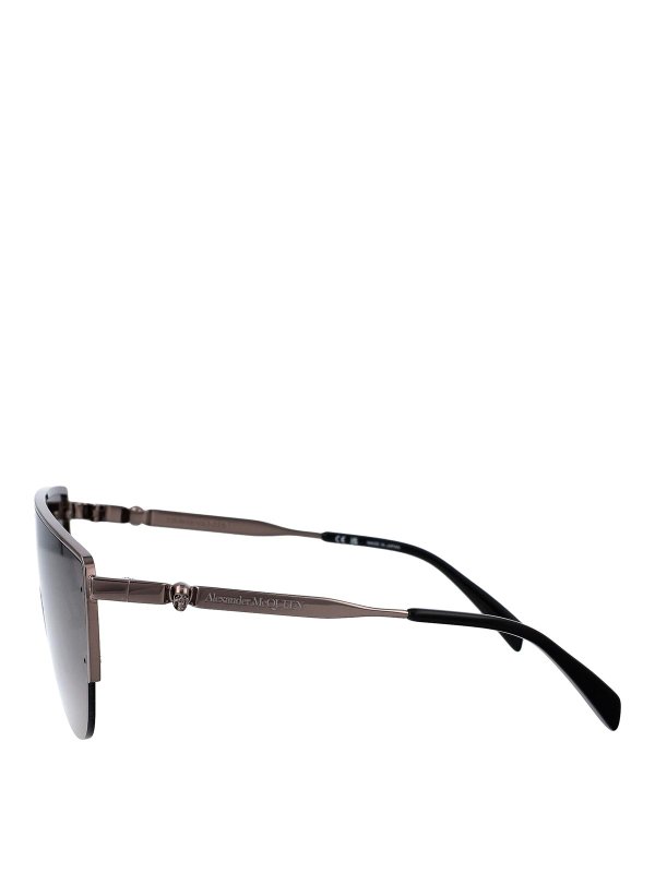 The Best Shops ALEXANDER MCQUEEN: Sonnenbrillen - Sonnenbrille - Grau