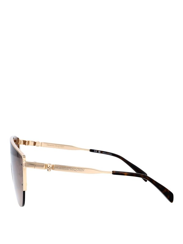 The Best Shops ALEXANDER MCQUEEN: サングラス - サングラス - 金