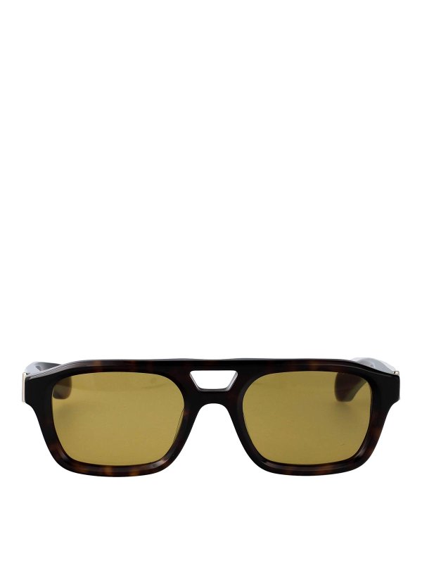 ALEXANDER MCQUEEN: Sonnenbrillen - Sonnenbrille - Braun