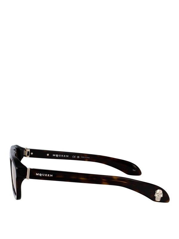 The Best Shops ALEXANDER MCQUEEN: Sonnenbrillen - Sonnenbrille - Braun