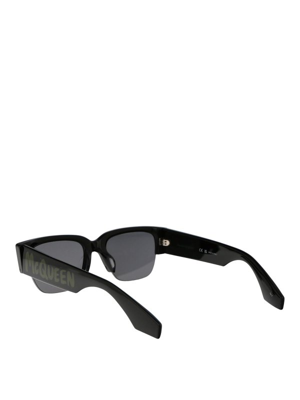 サングラス ALEXANDER MCQUEEN Woman Sunglasses Black AM0405S 002 ALEXANDER MCQUEEN Woman Sunglasses Black AM0405S 002