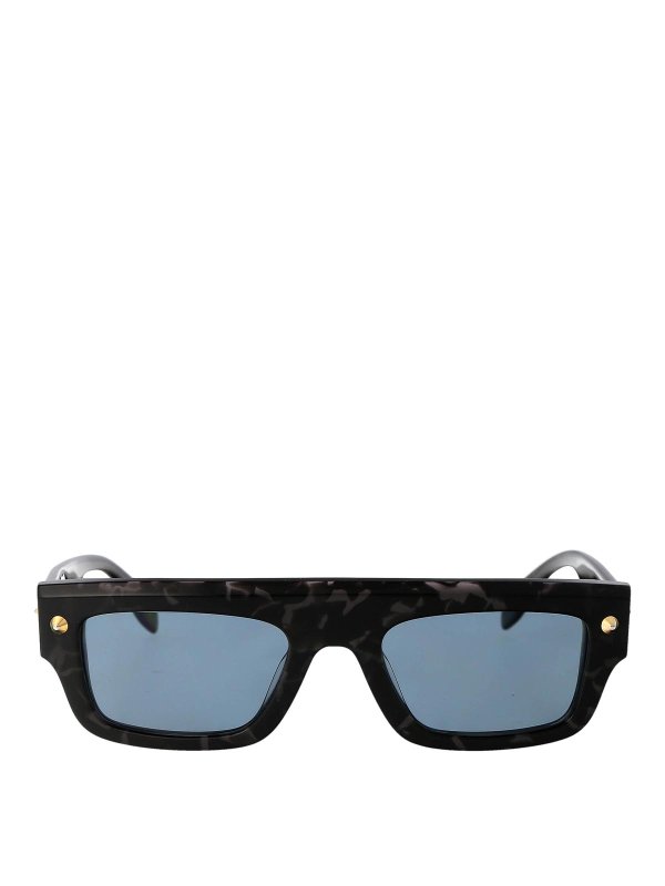 ALEXANDER MCQUEEN: サングラス - サングラス - ブラウン