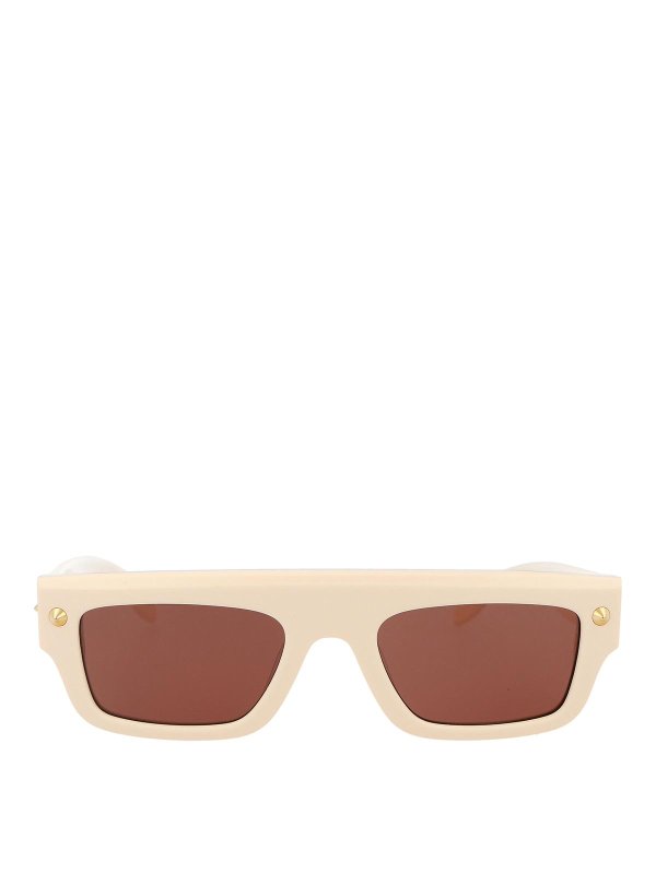 ALEXANDER MCQUEEN: Gafas de sol - Gafas De Sol - Blanco
