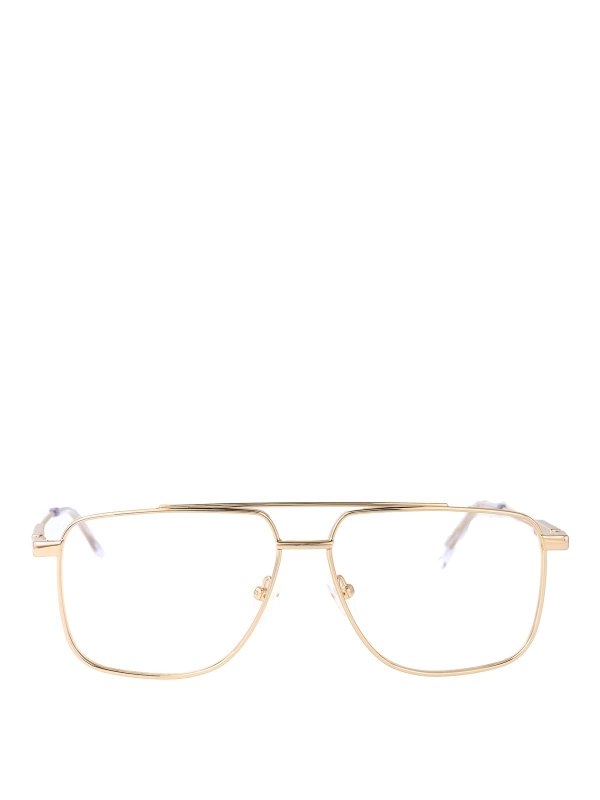 ALEXANDER MCQUEEN: Sonnenbrillen - Sonnenbrille - Gold