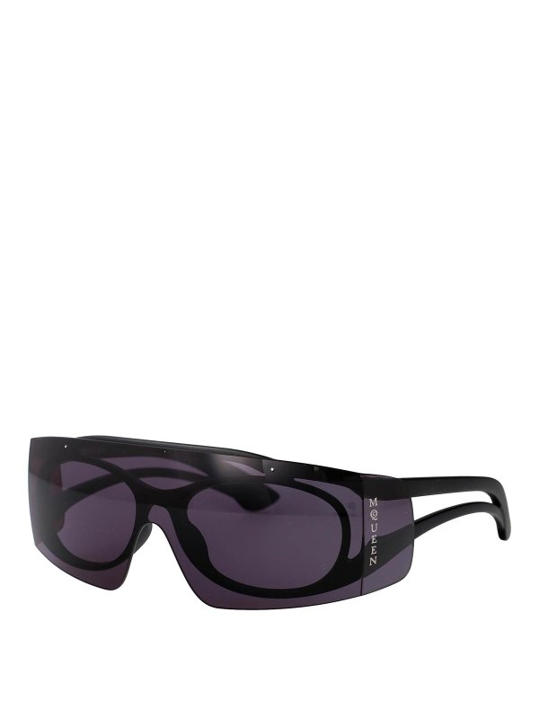 ALEXANDER MCQUEEN: Lunettes de soleil online - Lunettes De Soleil - Noir